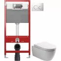 Комплект подвесной унитаз SSWW CT2038V + система инсталляции Tece 9300302 + 9240921 Комплект подвесной унитаз SSWW CT2038V + система инсталляции Tece 9300302 + 9240921