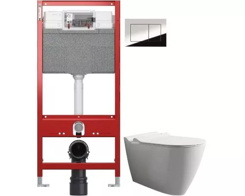 Заказать Комплект подвесной унитаз Bien Mineral MNKA052N1VP0W3000 + система инсталляции TECE 9300302 + 9240401 в магазине сантехники Santeh-Crystal.ru