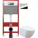 Комплект подвесной унитаз Creavit Free FE320-11CB00E-0000 + KC0903.02.0000E + система инсталляции TECE 9300302 + 9240401