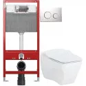 Комплект подвесной унитаз Creavit Bull BL320-11CB00E-0000 + KC0603.01.0000E + система инсталляции TECE 9300302 + 9240921