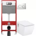 Комплект подвесной унитаз Creavit Trend TP324-11CB00E-0000 + KC2303.01.0000E + система инсталляции Tece 9300302 + 9240921 Комплект подвесной унитаз Creavit Trend TP324-11CB00E-0000 + KC2303.01.0000E + система инсталляции Tece 9300302 + 9240921
