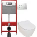 Комплект подвесной унитаз Serel Smart SM25SL + система инсталляции Tece 9300302 + 9240921 Комплект подвесной унитаз Serel Smart SM25SL + система инсталляции Tece 9300302 + 9240921