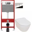 Комплект подвесной унитаз Serel Smart SM25SL + система инсталляции Tece 9300302 + 9240401 Комплект подвесной унитаз Serel Smart SM25SL + система инсталляции Tece 9300302 + 9240401