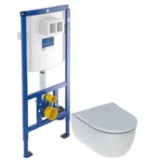 Комплект подвесной унитаз Geberit iCon 500.784.01.1  + система инсталляции Villeroy & Boch 92246100