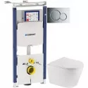 Комплект подвесной унитаз Teka Nexos 117320001 + система инсталляции Geberit 111.362.00.5 + 115.770.21.5
