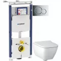 Комплект подвесной унитаз Geberit Smyle Square 500.683.01.1 + система инсталляции Geberit 111.362.00.5 + 115.770.21.5 Комплект подвесной унитаз Geberit Smyle Square 500.683.01.1 + система инсталляции Geberit 111.362.00.5 + 115.770.21.5