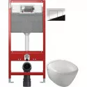 Комплект подвесной унитаз Jacob Delafon Presquile E4440-00 + система инсталляции TECE 9300302 + 9240401