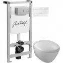 Комплект подвесной унитаз Jacob Delafon Presquile E4440-00 + система инсталляции Jacob Delafon E5504-NF + E4316-00