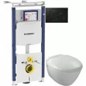 Комплект подвесной унитаз Jacob Delafon Presquile E4440-00 + система инсталляции Geberit 111.362.00.5 + 115.770.DW.5