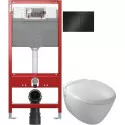 Комплект подвесной унитаз Jacob Delafon Presquile E4440-00 + система инсталляции Tece 9300302 + 9240407