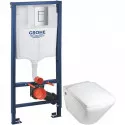 Комплект подвесной унитаз Jacob Delafon Escale E1306-00 + система инсталляции Grohe 38772001