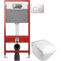 Комплект подвесной унитаз Jacob Delafon Escale E1306-00 + система инсталляции Tece 9300302 + 9240921
