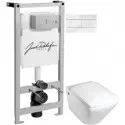 Комплект подвесной унитаз Jacob Delafon Escale E1306-00 + система инсталляции Jacob Delafon E5504-NF + E4316-00