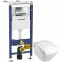 Комплект подвесной унитаз Jacob Delafon Escale E1306-00 + система инсталляции Geberit 458.125.21.1