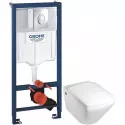 Комплект подвесной унитаз Jacob Delafon Escale E1306-00 + система инсталляции Grohe 38721001