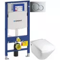 Комплект подвесной унитаз Jacob Delafon Escale E1306-00 + система инсталляции Geberit 111.300.00.5 + 115.770.21.5 + 111.815.00.1