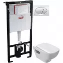 Комплект подвесной унитаз Jacob Delafon Struktura EDE102-00 + E70024-00 + система инсталляции AlcaPlast AM101/11203:1RUSSETM71