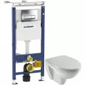 Комплект подвесной унитаз Jacob Delafon Patio EDV102-00 + E70021-00 + система инсталляции Geberit 458.125.21.1