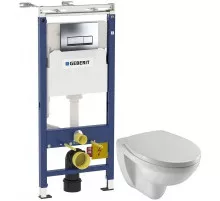 Комплект подвесной унитаз Jacob Delafon Patio EDV102-00 + E70021-00 + система инсталляции Geberit 458.125.21.1