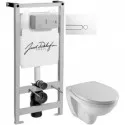 Комплект подвесной унитаз Jacob Delafon Patio EDV102-00 + E70021-00 + система инсталляции Jacob Delafon E5504-NF + E4326-00