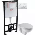 Комплект подвесной унитаз Jacob Delafon Patio EDV102-00 + E70021-00 + система инсталляции AlcaPlast AM101/11203:1RUSSETM70