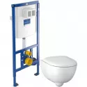 Комплект подвесной унитаз Geberit Renova Compact 500.803.00.1 + система инсталляции Villeroy & Boch 92246100