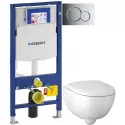 Комплект подвесной унитаз Geberit Renova Compact 500.803.00.1 + система инсталляции Geberit 111.300.00.5 + 115.770.21.5 + 111.815.00.1