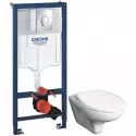 Комплект подвесной унитаз Roca Mateo 346200000 + ZRU9302822 + система инсталляции Grohe 38721001 Комплект подвесной унитаз Roca Mateo 346200000 + ZRU9302822 + система инсталляции Grohe 38721001