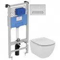 Комплект подвесной унитаз T007901 + T352701 + система инсталляции R020467 + R0108AA Ideal Standard Prosys Tesi T387201R0108AA