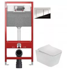 Комплект подвесной унитаз Teka Formentera 11.732.00.00 + система инсталляции TECE 9300302 + 9240401