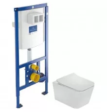 Комплект подвесной унитаз Teka Formentera 11.732.00.00 + система инсталляции Villeroy & Boch 92246100