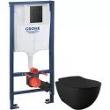 Комплект подвесной унитаз Creavit Free FE322-11SM00E-0000 + KC0903.01.1400E + система инсталляции Grohe 38811kf0