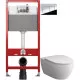 Приобрести Комплект подвесной унитаз Am.Pm Awe C111700SC + система инсталляции Tece 9400412 в магазине сантехники Santeh-Crystal.ru