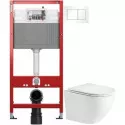 Комплект подвесной унитаз WeltWasser Merzbach 004GL-WT + система инсталляции Tece 9400413