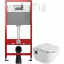 Комплект подвесной унитаз Cezares Eco CZR-526-TH-R/2040SC + система инсталляции Tece 9400413