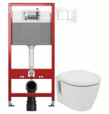Комплект подвесной унитаз Ideal Standard Connect W941102 + система инсталляции Tece 9400413
