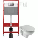 Комплект подвесной унитаз Jacob Delafon Patio E4187-00 + E70021-00 + система инсталляции Tece 9400413