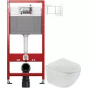Комплект подвесной унитаз Teka Manacor 117320002 + система инсталляции Tece 9400413