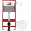 Комплект подвесной унитаз BelBagno Due BB3103CHR/SC + система инсталляции Tece 9400413