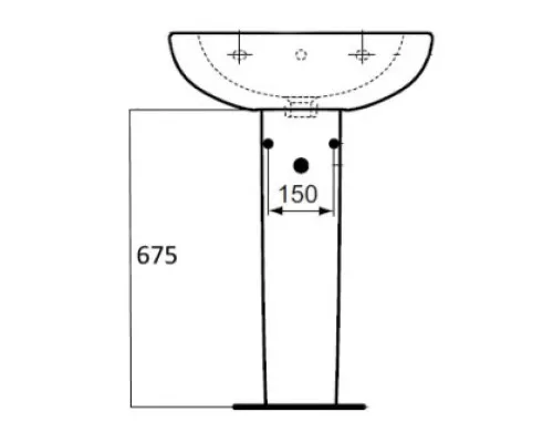 Купить Пьедестал Ideal Standard Tesi T033501 в магазине сантехники Santeh-Crystal.ru