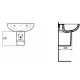 Купить Полупьедестал Ideal Standard Tesi T033401 в магазине сантехники Santeh-Crystal.ru
