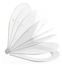 Сиденье для унитаза с механизмом Soft-Close Ravak Uni Chrome Slim X01550