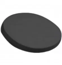 Сидение для унитаза с микролифтом Simas Bohem BO002nero/cr