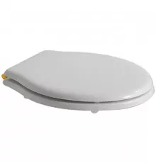 Сиденье для унитаза с микролифтом белый/золото Globo Paestum PA029ORbi/oro