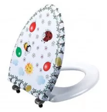 Сиденье для унитаза с микролифтом Creavit Cocuk Decor KC0802.01.1000E