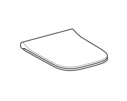 Приобрести Сиденье для унитаза с микролифтом, верхнее крепление Geberit Smyle Square 500.240.01.1 в магазине сантехники Santeh-Crystal.ru