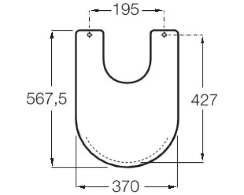Заказать Крышка для биде Roca Carmen 806B5000B в магазине сантехники Santeh-Crystal.ru