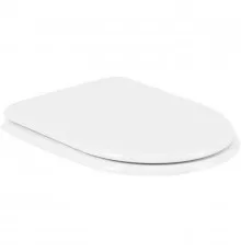 Сидение белое с механизмом Soft Close петли хром Cezares King Palace CZR-T-163-M-S-Cr