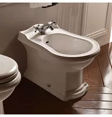 Биде напольное без ободка Kerasan Retro 102201x3