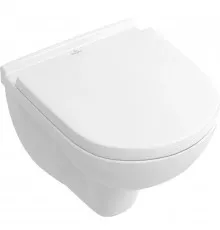 Подвесной безободковый унитаз с сиденьем микролифт Villeroy & Boch O.Novo 5688HR01